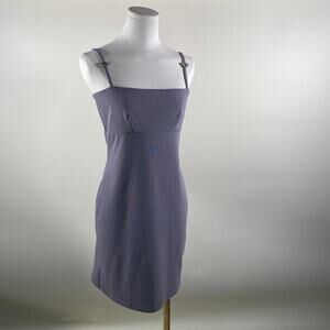 Vintage grey butterfly mini dress